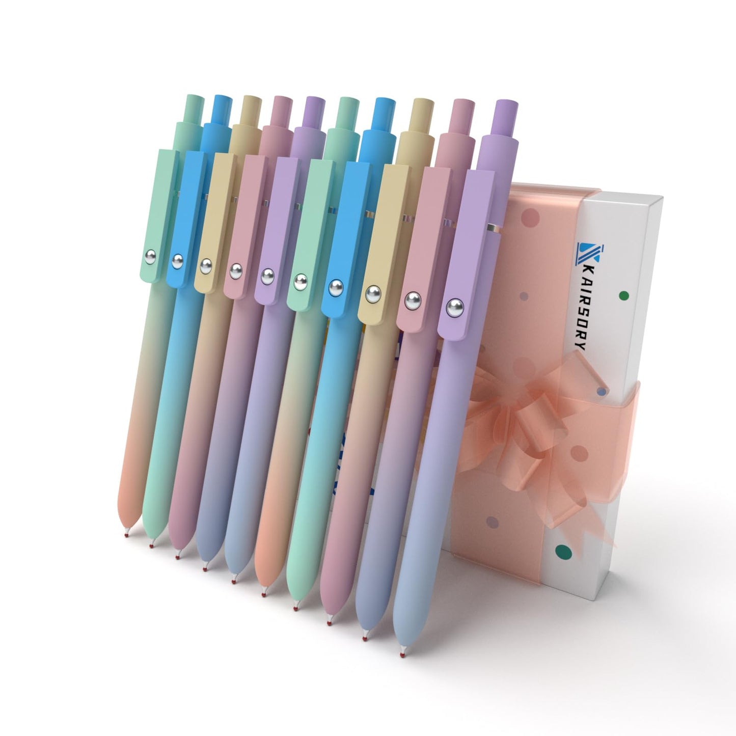 Kairsory Gel Pens,0.5mm Fine Point Quick Dry Black Gel Pen,Smooth Writing,High-End Series Aesthetic