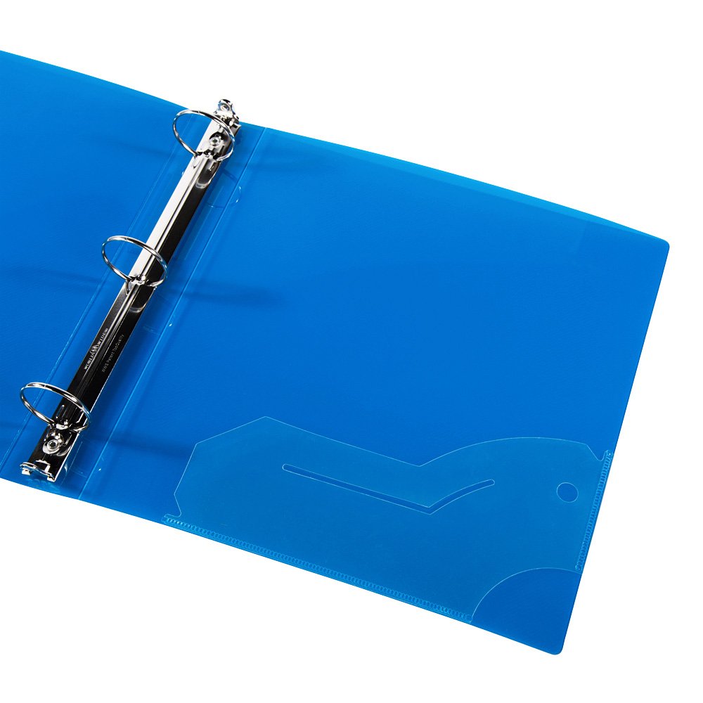 Filexec 3-Ring Binder, 1", Neon (50573-64970) - 12 Pack, Blue, Hot Pink, Purple, Green