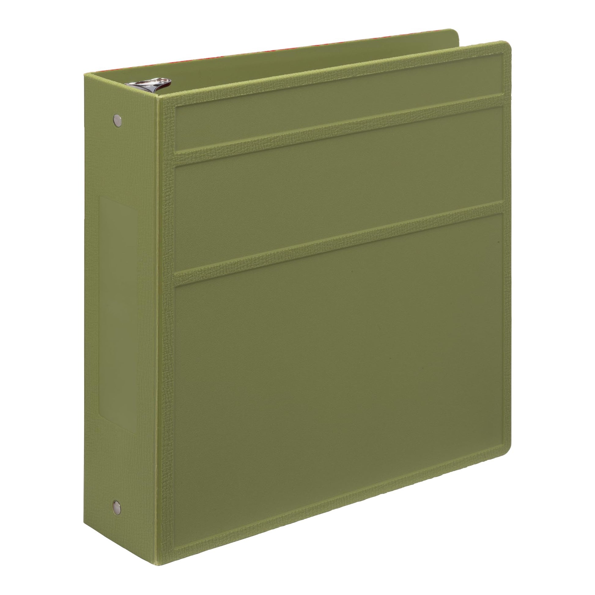 Carstens 3-Inch Heavy Duty 3-Ring Binder - Side Opening, Sage, Durable Plastic, Precision No-Gap