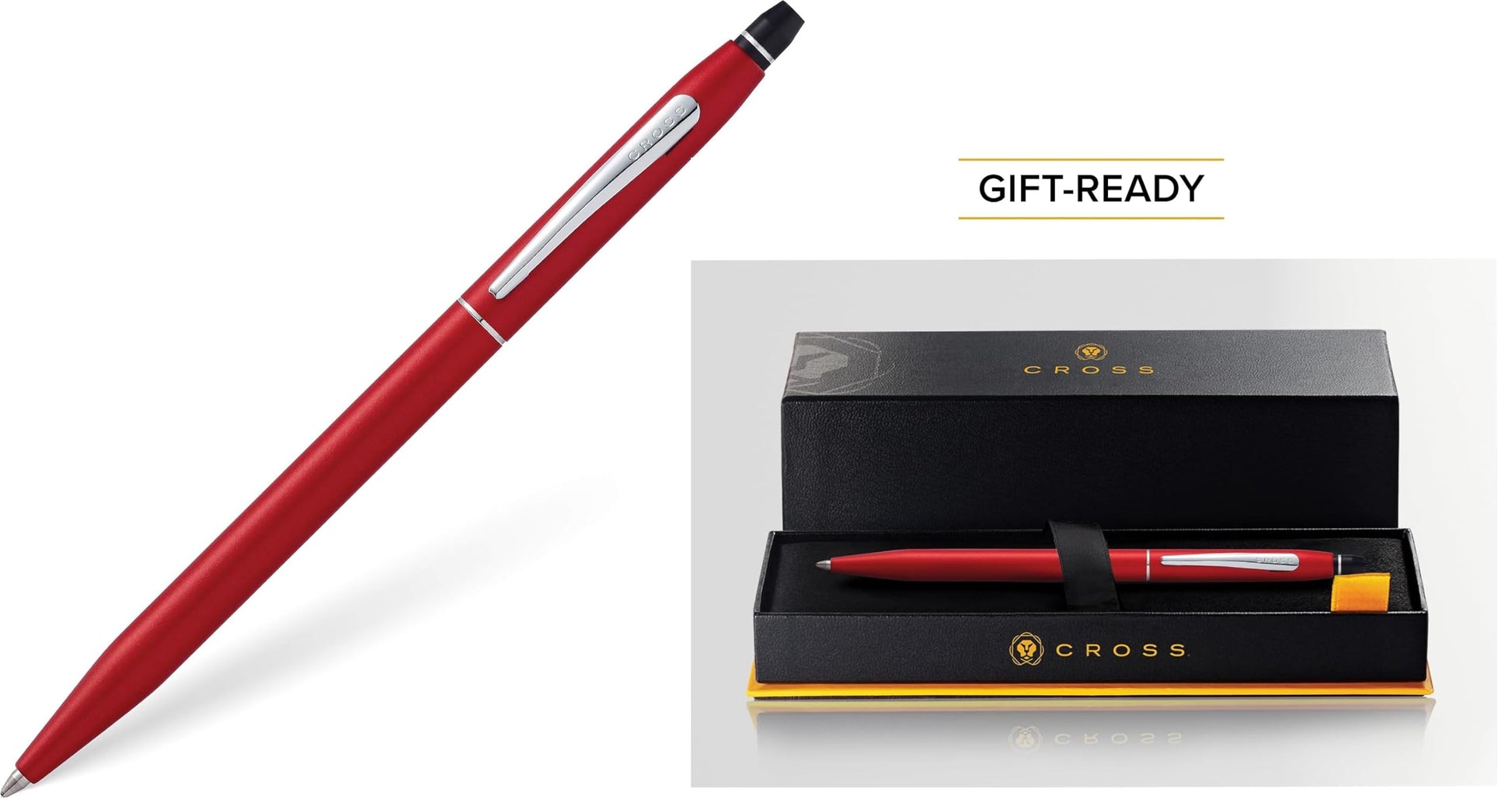Cross Click Refillable Ballpoint Pen, Medium Ballpen, Includes Bonus Refill, Premium Gift Box