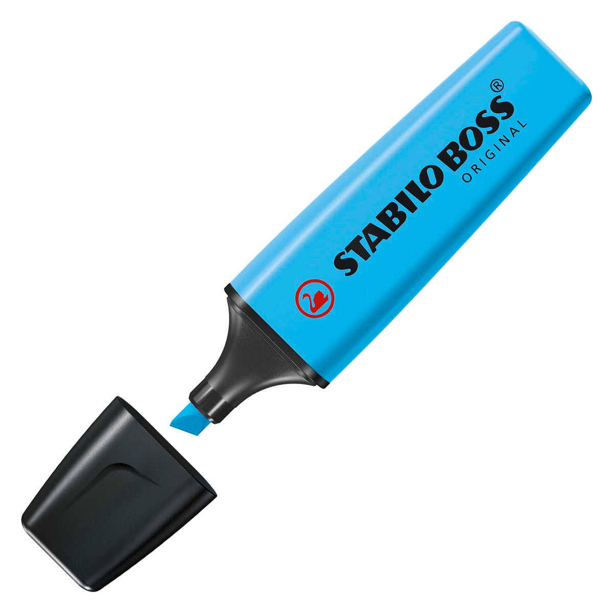 STABILO Highlighter BOSS ORIGINAL - ARTY - Pack of 10 - Cool Colors, Chisel Tip, Anti-Dry Out