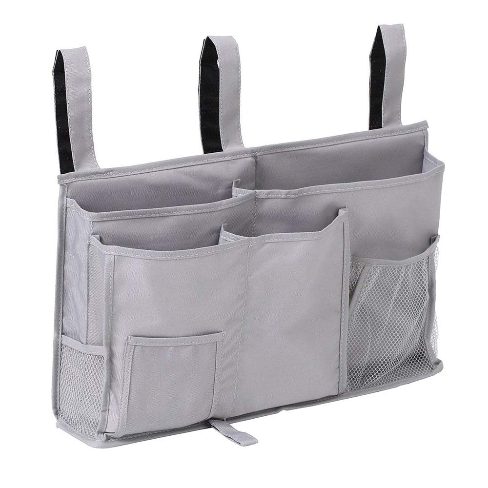 Bunk Bed Organizer - Bedside Storage Caddy with Pocket, Hanging Organizer for Camp, Dorm, Room