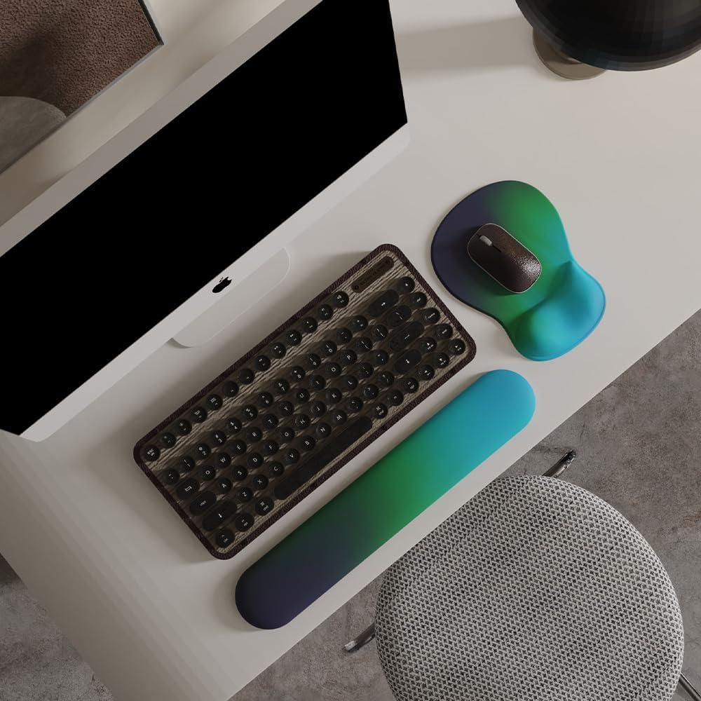 ErgoComfort Gel Wrist Rest Mouse Pad-Ergonomic Office Mousepad with Wrist Support-Non-Slip, Design