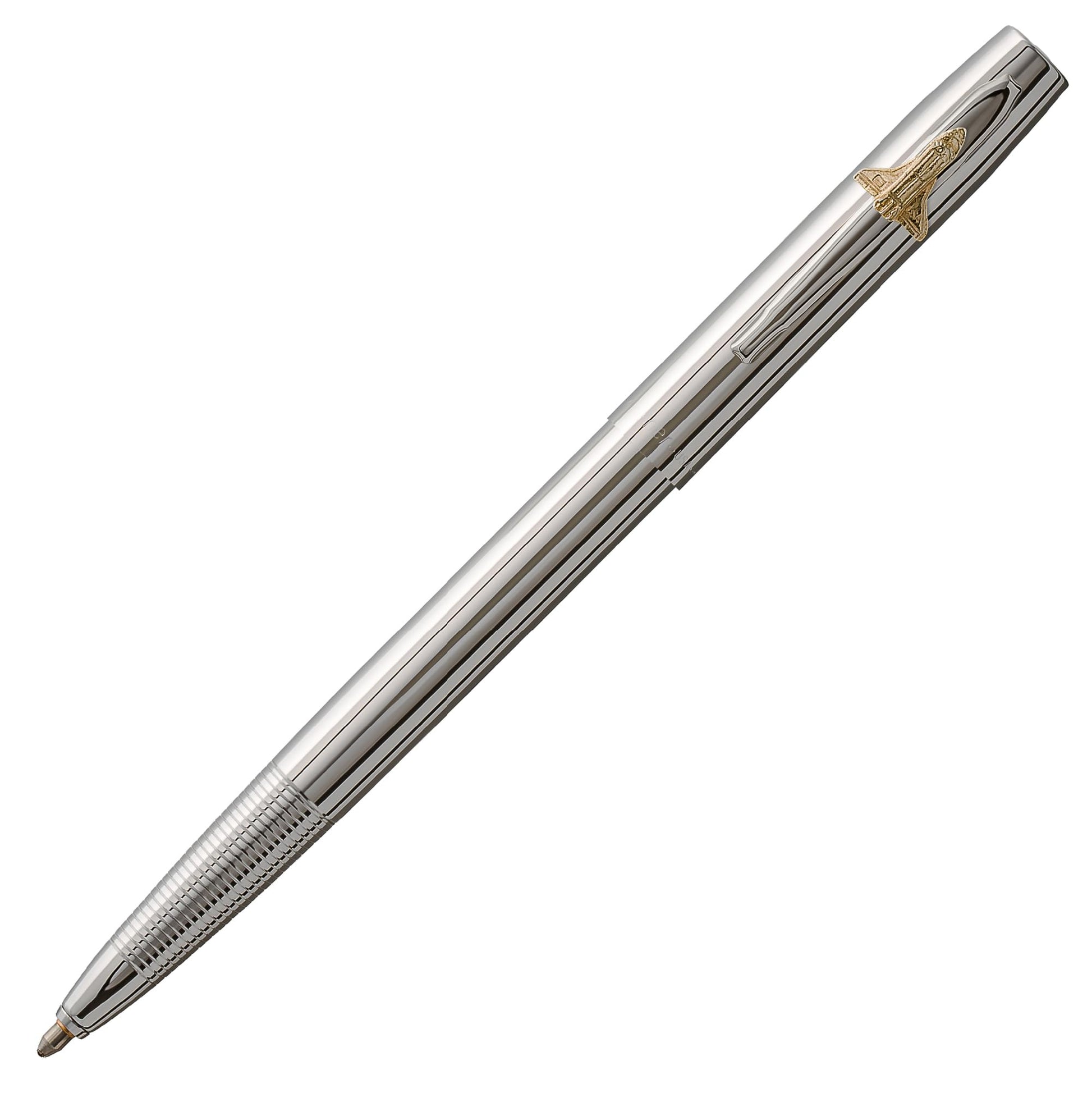 Fisher Space Pen Chrome Shuttle Cap-O-Matic Pen, Black Ink, Gift Box