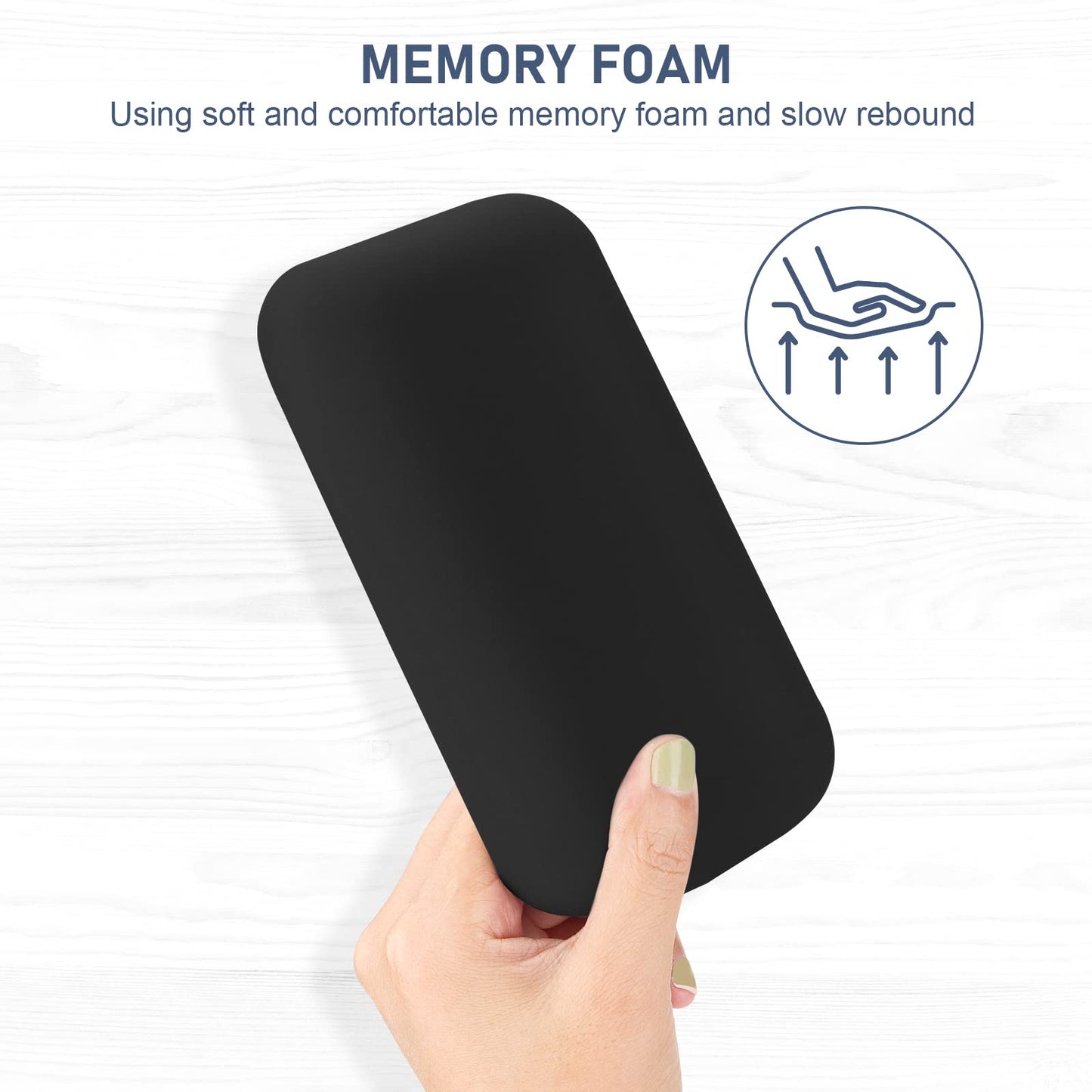 Leolee Elbow Rest Pads for Desk, Gel Ergonomic Wrist Rest Arm Rest Pads