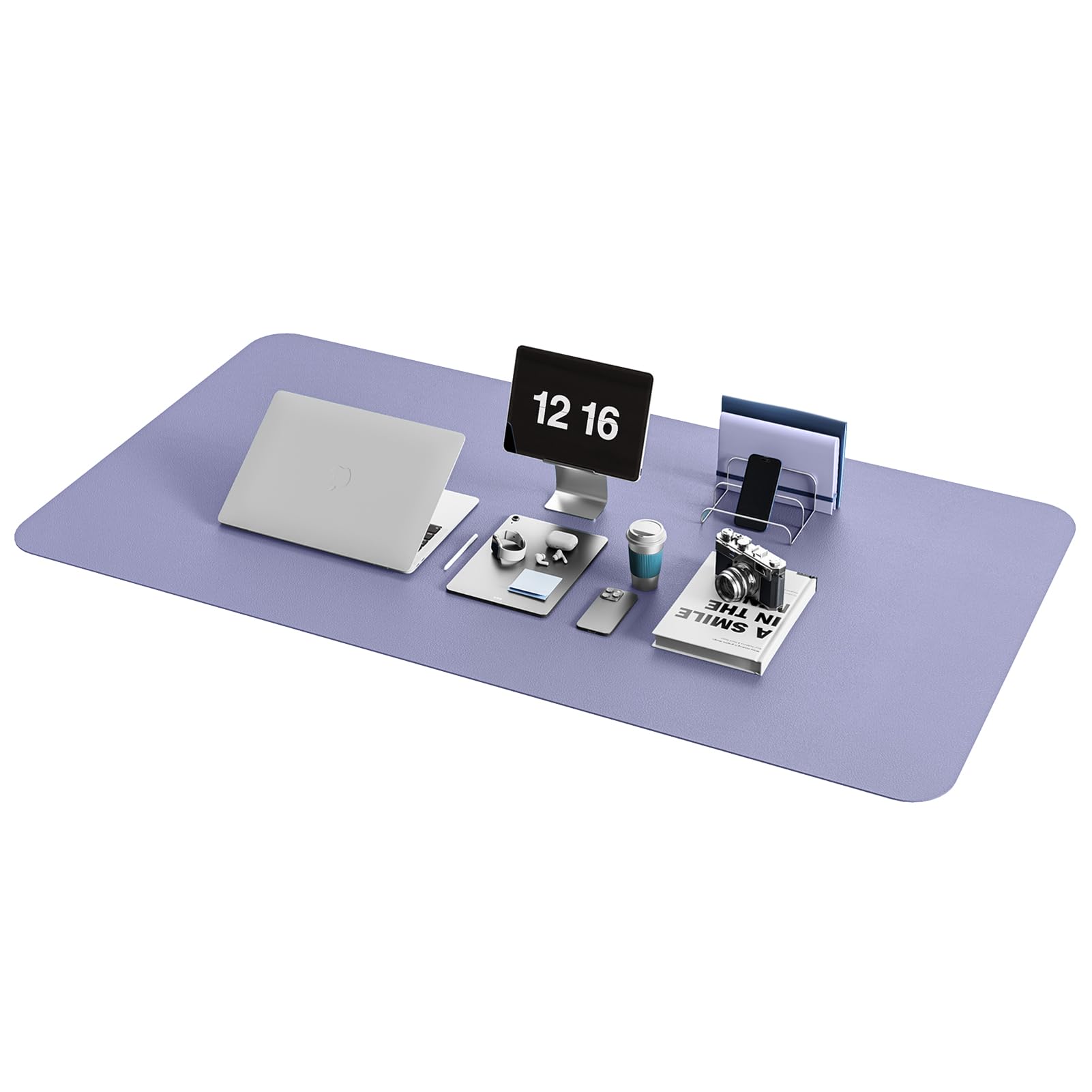 YSAGi Non-Slip Leather Desk Pad XL Size, Waterproof Laptop Computer Desk Keyboard Mat, Table