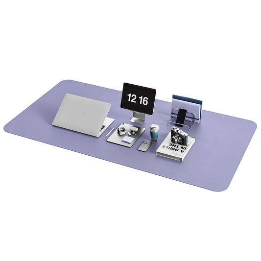 YSAGi Non-Slip Leather Desk Pad XL Size, Waterproof Laptop Computer Desk Keyboard Mat, Table
