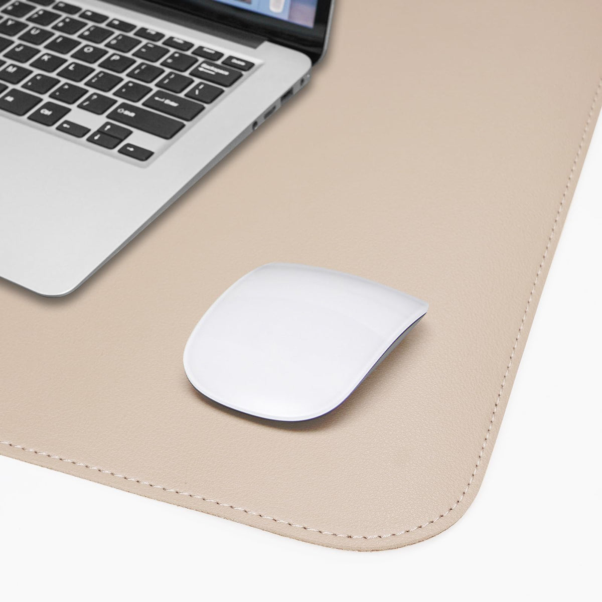 AFIING Cork Desk Mat 55" x 17", Dual-Sided Natural Cork & PU Leather Desk Pad, Non-Slip Waterproof