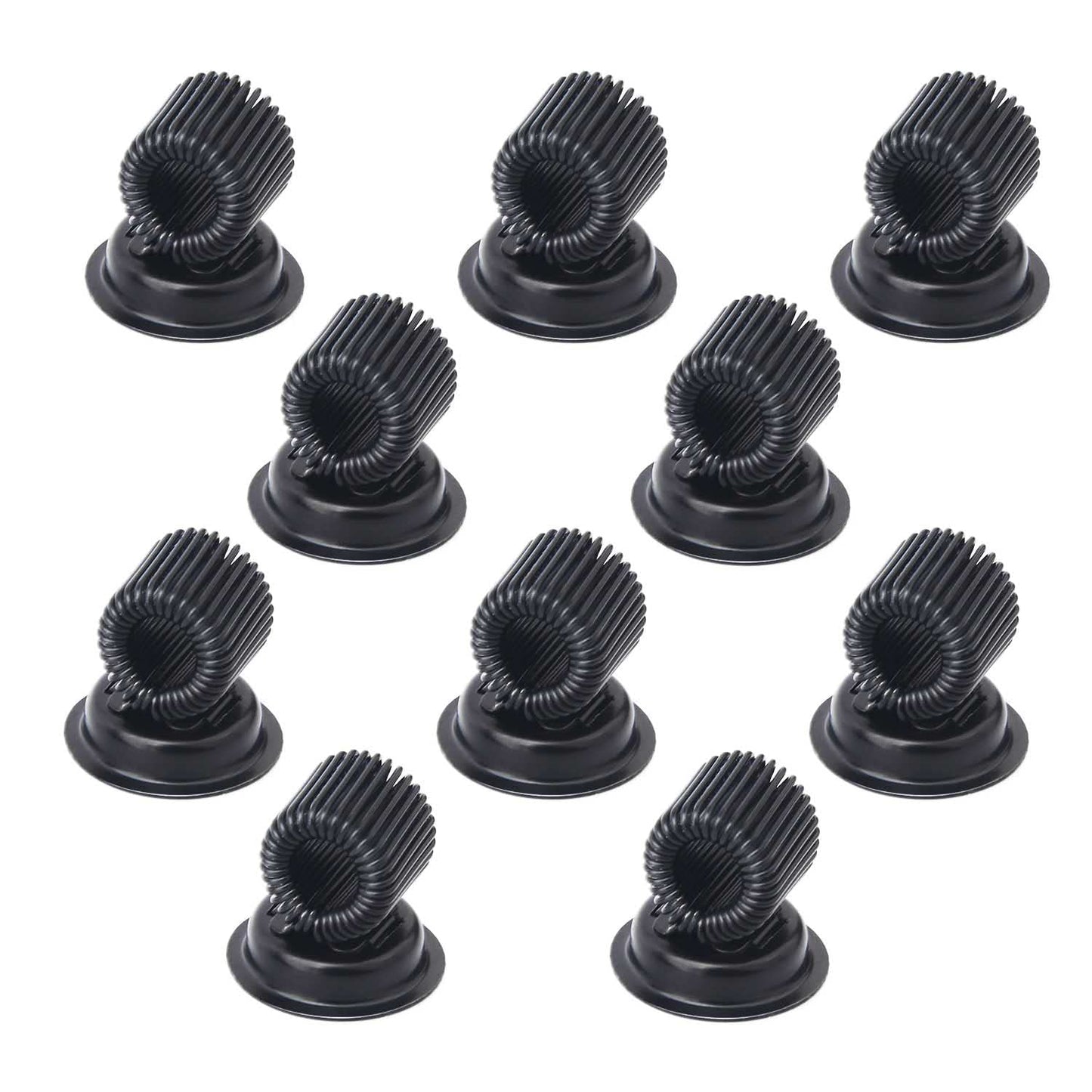 (10 Pack) Magnetic Pen Holder Clip, Stainless Pen Holder Clip with Adjustable Spring Loop, Magno