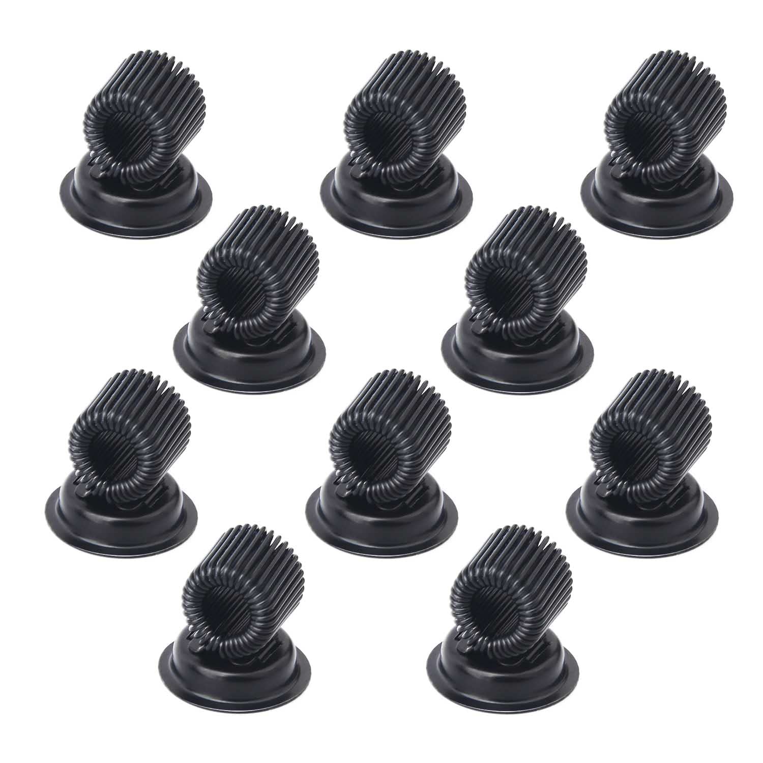 (10 Pack) Magnetic Pen Holder Clip, Stainless Pen Holder Clip with Adjustable Spring Loop, Magno