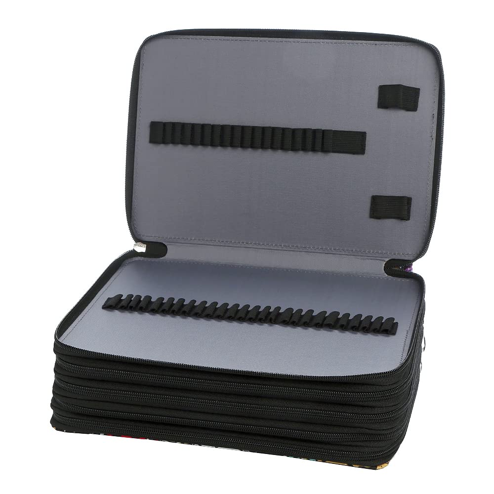 Lbxgap 250 Slots Colored Pencil Case Organizer, 5 Layer Bag