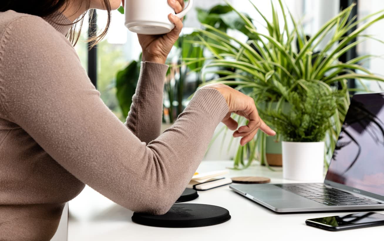 Jelbows Ergonomic Fabric Wrist Rest Set for Arms & Elbows, Comfort for Office & Gaming, Wrist and