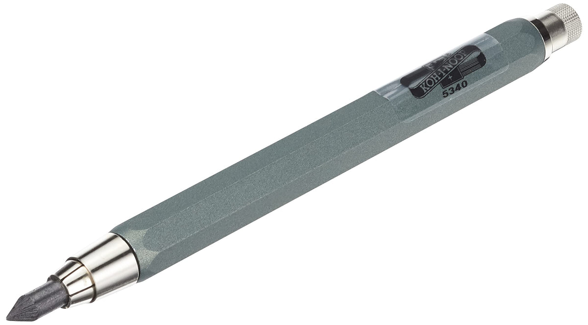 Koh-I-Noor 5340 Green All Metal Mechanical Pencil with Sharpener