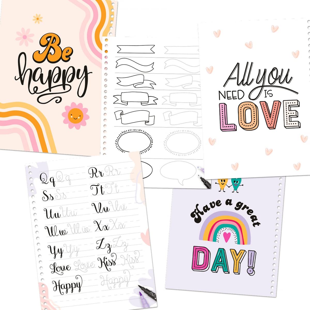 Depesche TOPModel - Colouring Book Set Handlettering (0412158)