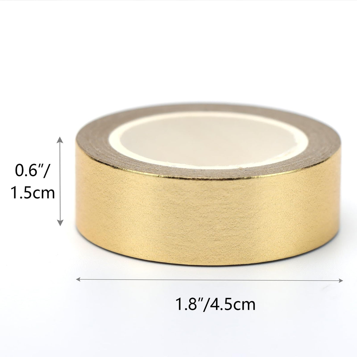 NatSumeBasics 3 Gold Foil Washi Tape Metallic Masking Craft Tapes