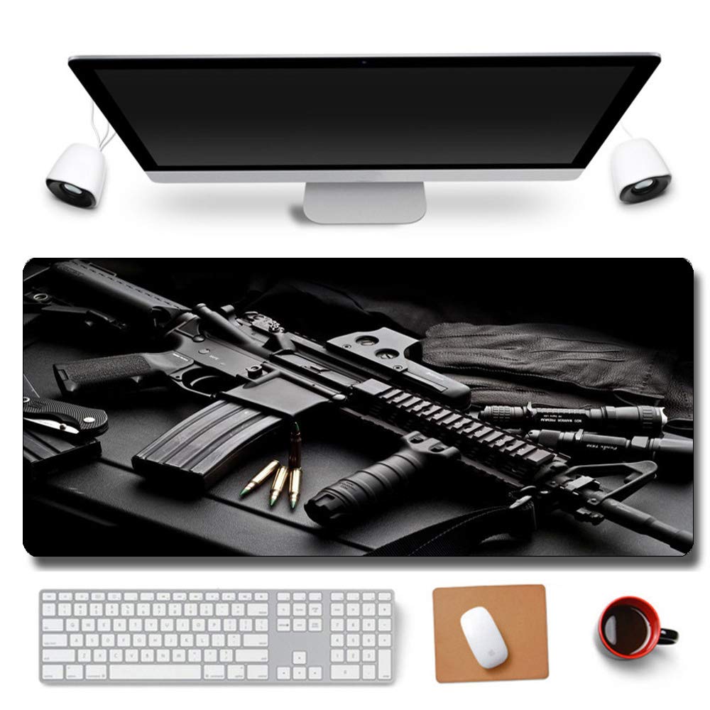 RTGGSEL 31.5x11.8 Inch Non-Slip Long Extended Large Gaming Mouse Pad with Stitched Edges XL Laptops