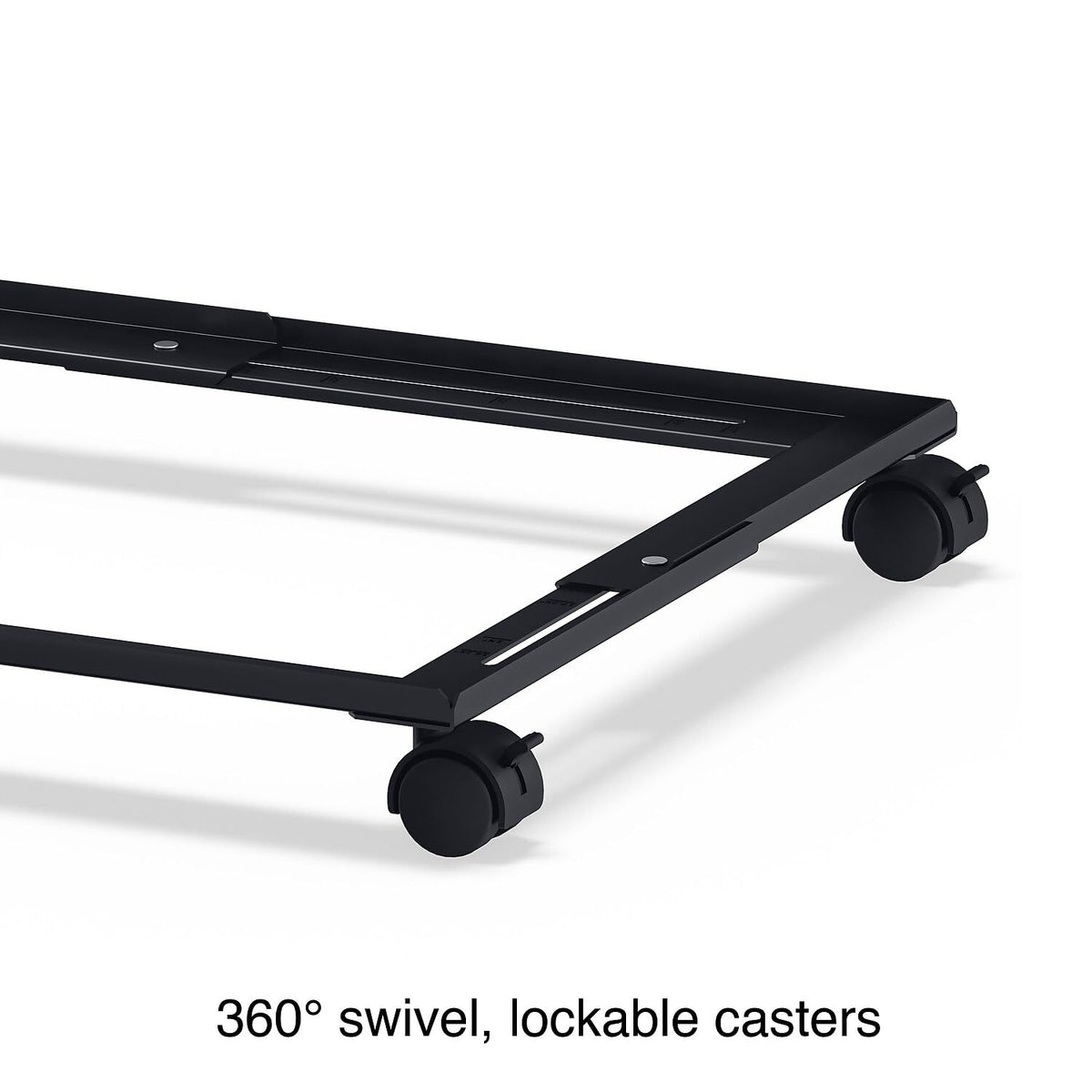 Staples Vertical File Caddy, Letter/Legal, Black, 2-Pack