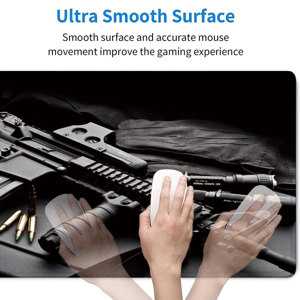 RTGGSEL 31.5x11.8 Inch Non-Slip Long Extended Large Gaming Mouse Pad with Stitched Edges XL Laptops