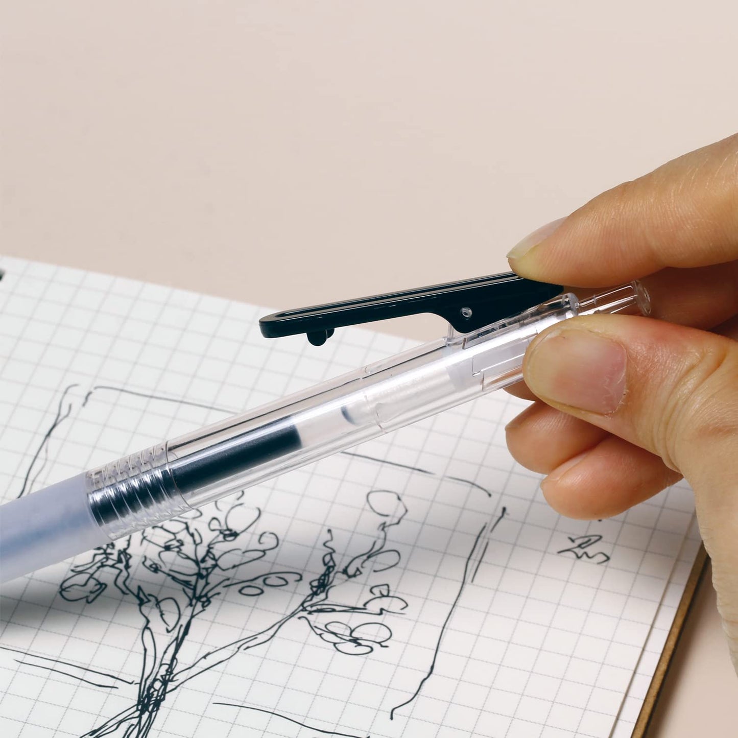 OBE WISEUS Extra Fine Point Retractable Gel Pens,0.38mm Micro Precision Tip