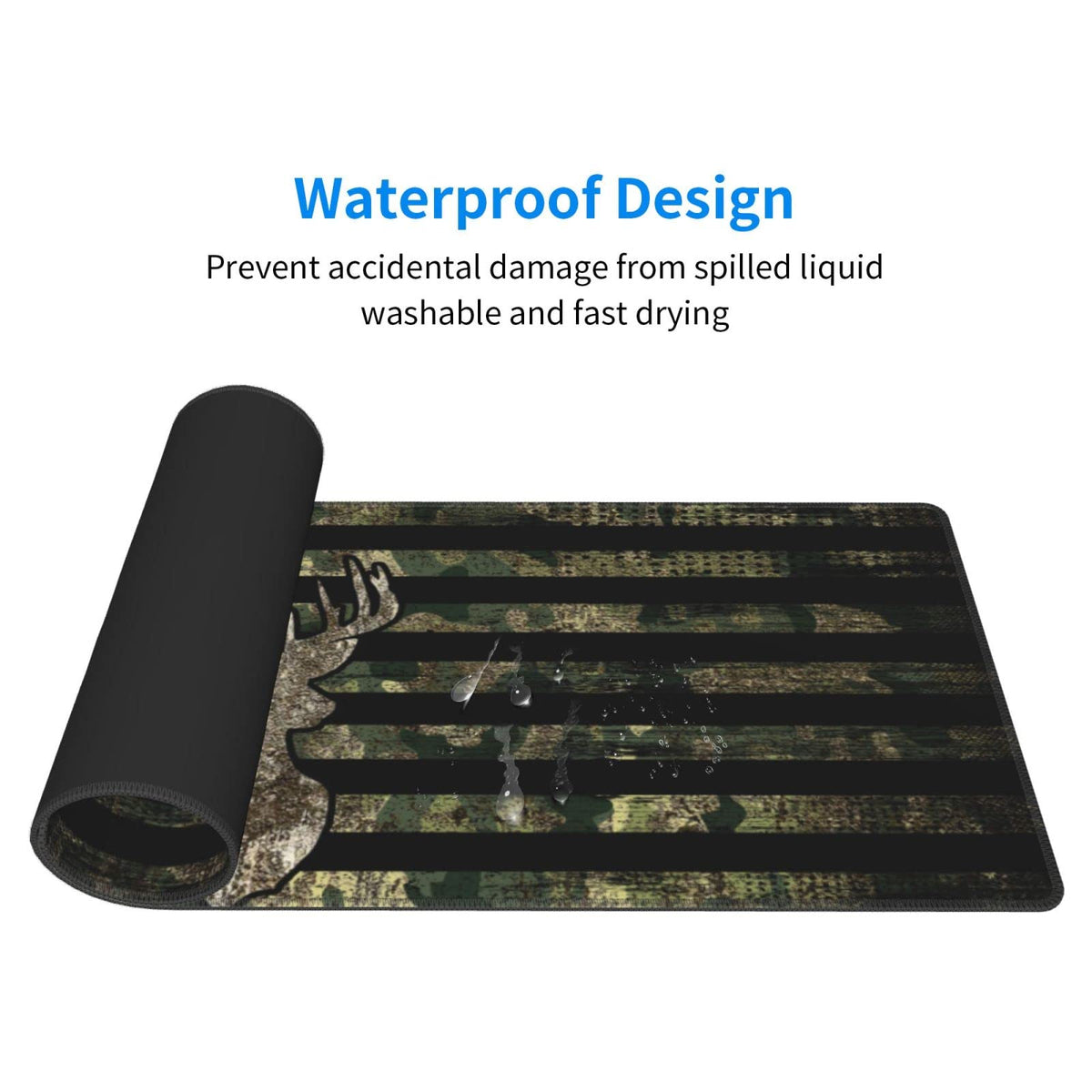 Sigouyinei Extra Large Desk Pad 31.5x12in Office Gaming Non-Slip Mouse Pad