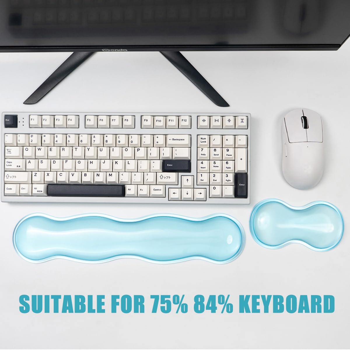 Gel Keyboard and Mouse Wrist Rest Set,Wrist Pad for Computer Keyboard