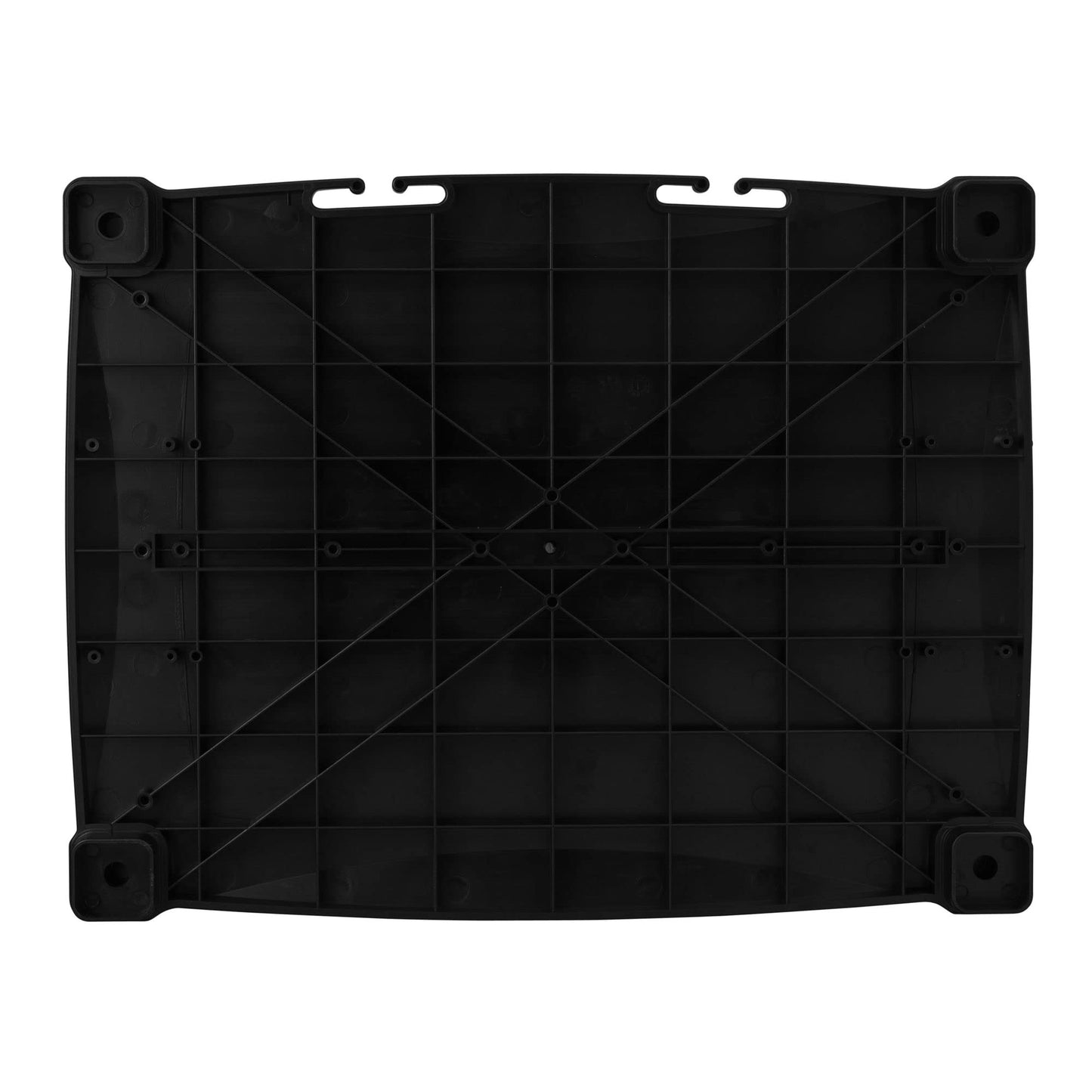 Kantek Two-Level Monitor Stand, 17" X 13.25" X 3.5" To 7", Black, Supports 50 Lbs