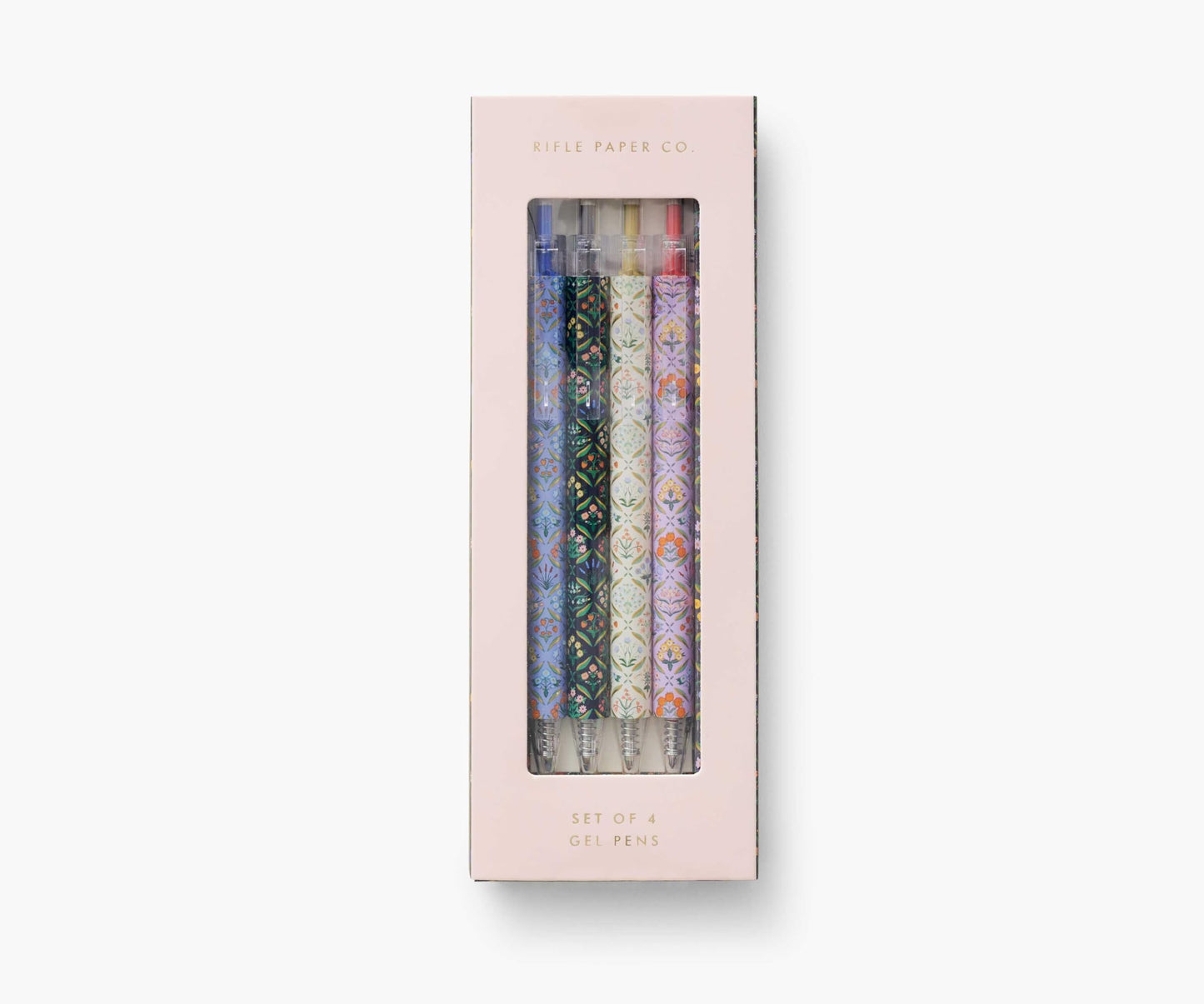 RIFLE PAPER CO. Estee Gel Pen Set of 4, Assorted Bright Colorways