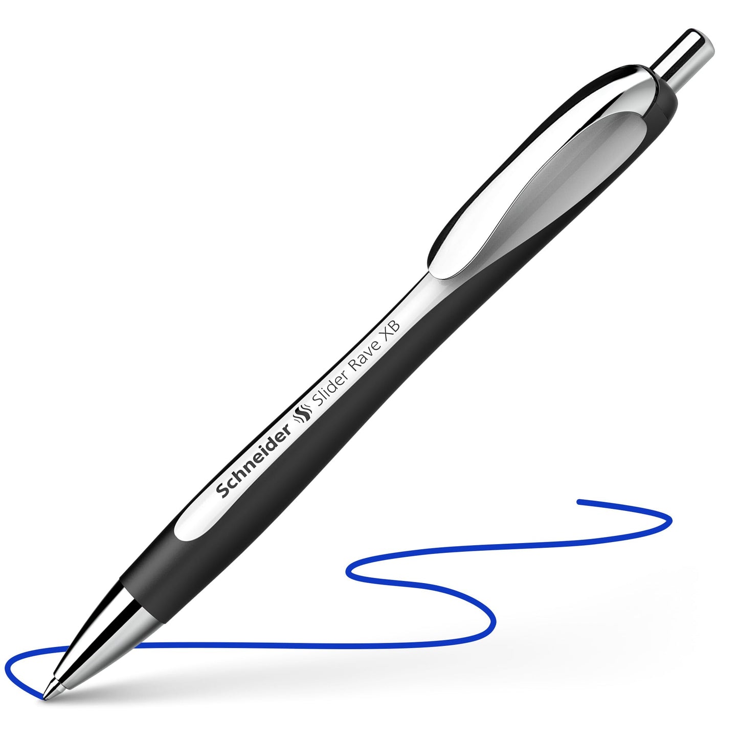 Schneider Slider Rave XB 132549 Ballpoint Pen (Limited Special Edition in White/Black, Made in