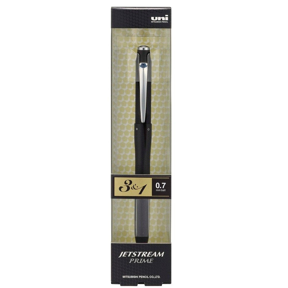 UniJet Stream Prime High Grade multi ballpoint pen 0.7mm 3 colors & Mechanical pencilx3000;0.5mm
