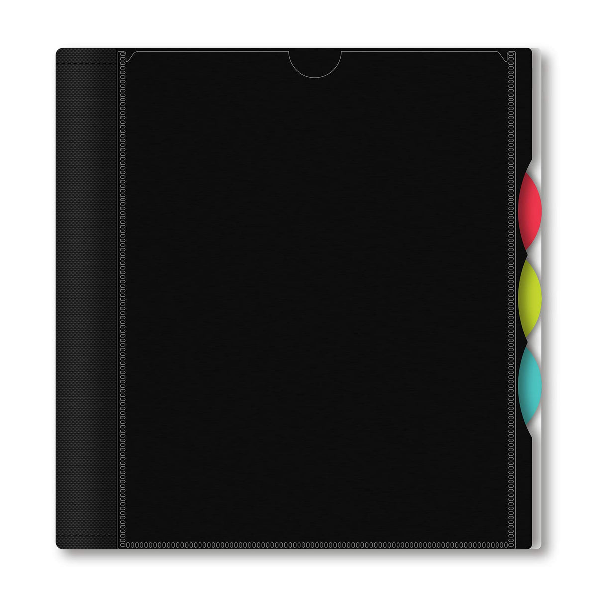 IQ+ iScholar 3-Subject Poly Cover Wirebound Notebook, College Ruled, 11 x 8.5 Inch, 150 Sheets