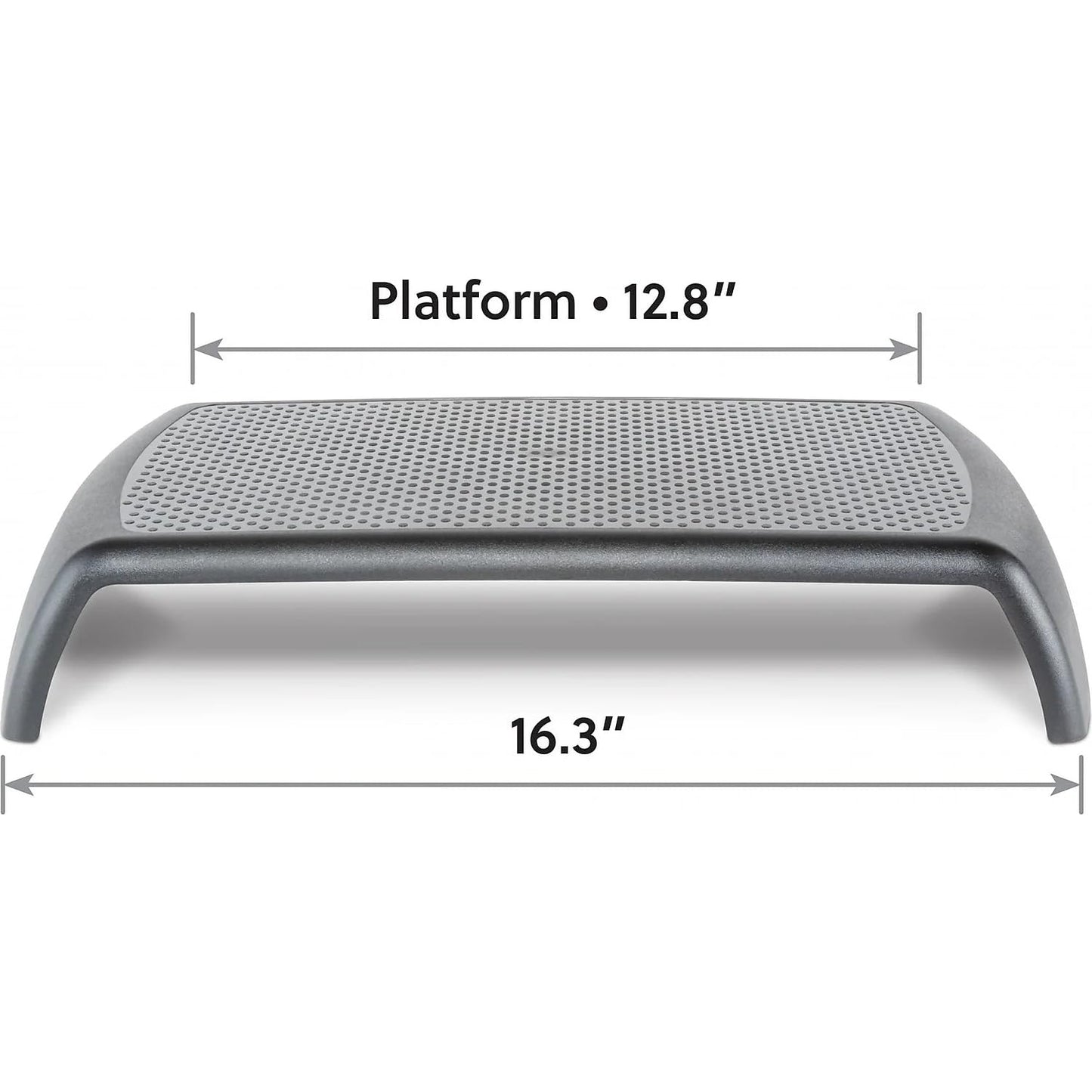 Allsop ErgoRiser Monitor Stand – Made in the USA, with US Sourced ABS Plastic