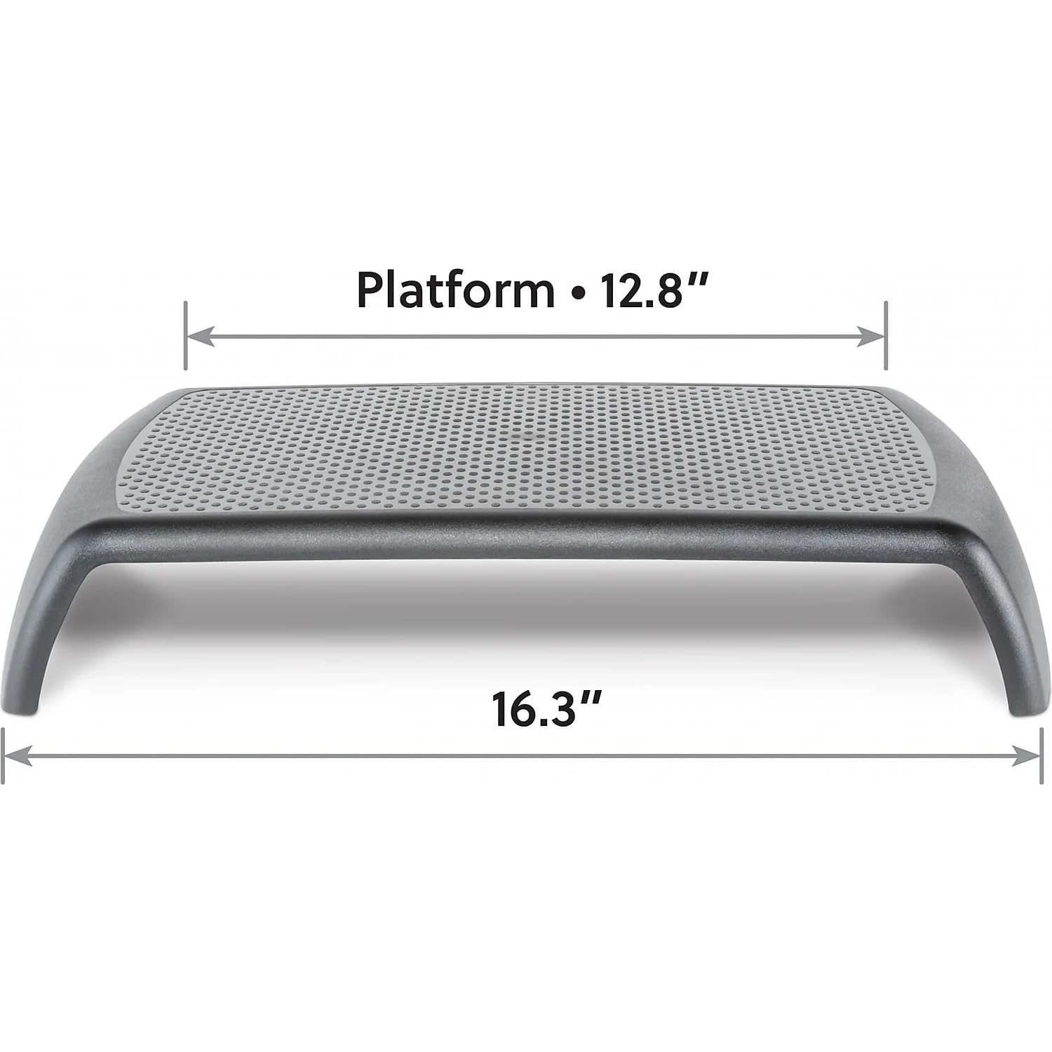Allsop ErgoRiser Monitor Stand – Made in the USA, with US Sourced ABS Plastic