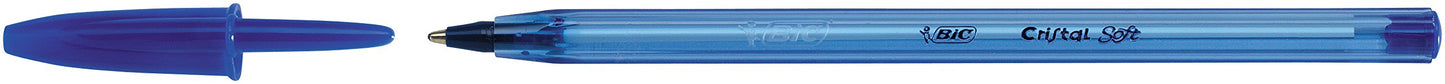 BIC cristal soft Ballpoint Pens - 0.4 mm-Blue-Pack of 4-a