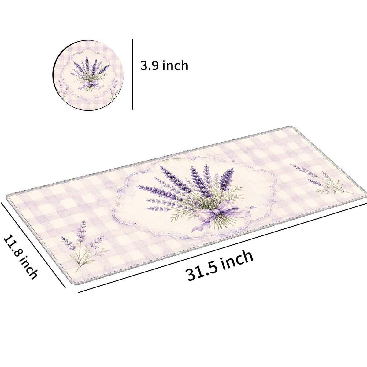 Desk Mat Large Gaming Mouse Pad + Coaster