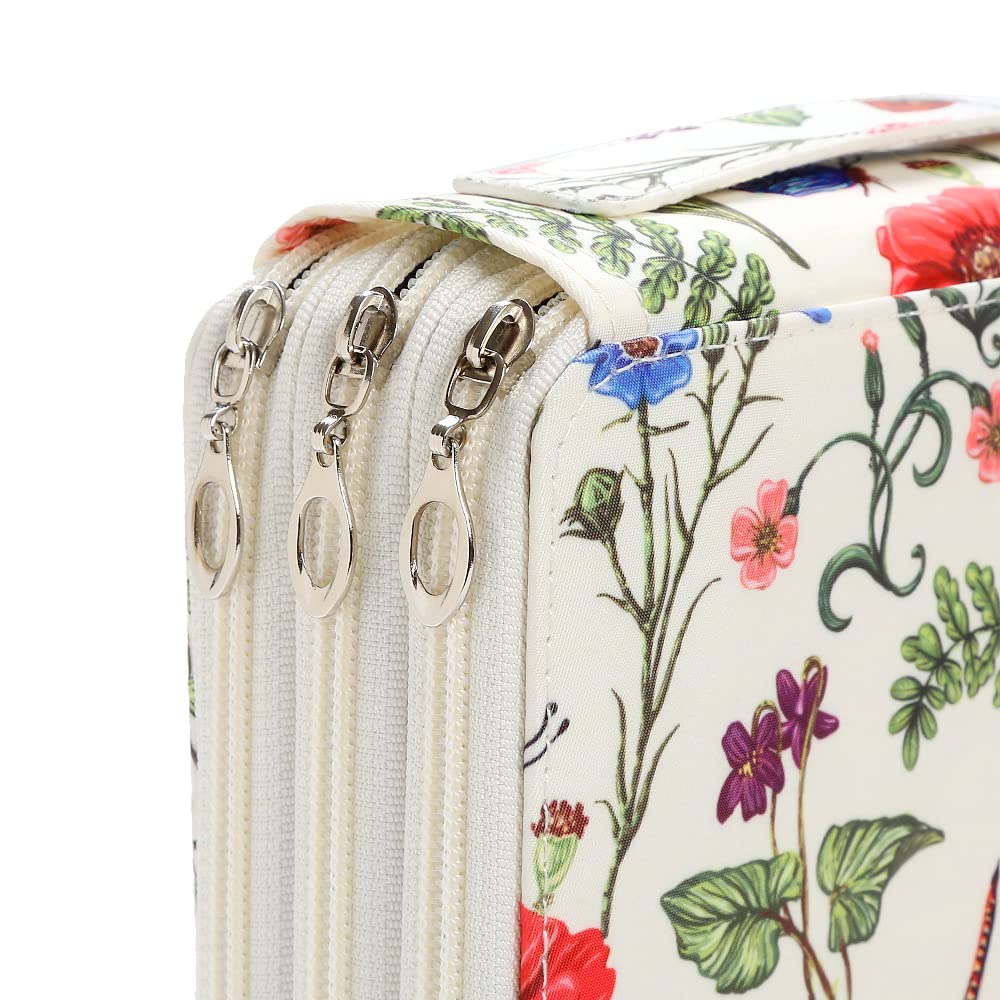 Lbxgap 120 Slots Colored Pencil Case Organizer 3-Layer