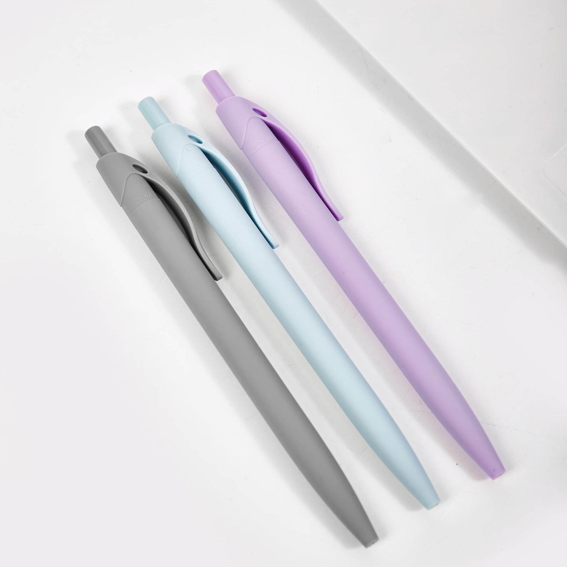 Wiaziert BallPoint Pens, 100 Pack (BLACK Ink),Bulk Pens,Pale Dogwood Pink Barrel,Click Pens for