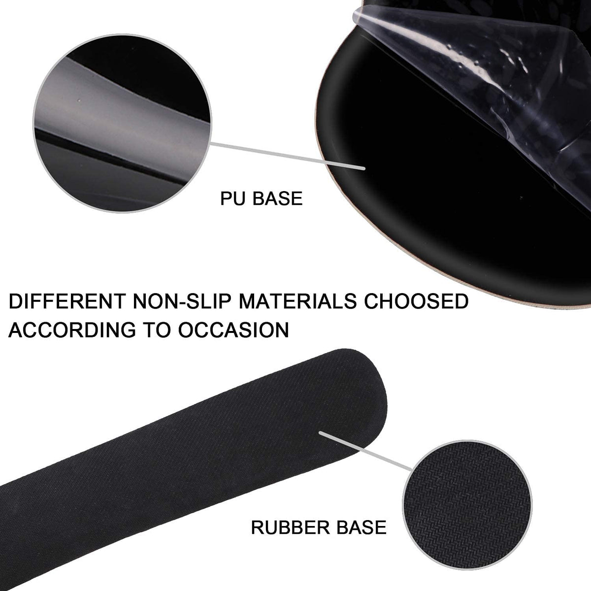 Keyboard Wrist Rest and Mouse Wrist Rest Pad Set with Coasters, Non-Slip Rubber Base Ergonomic