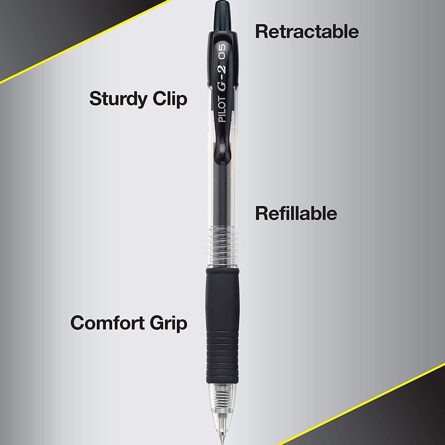 PILOT G2 Premium Gel Pens, 0.5mm Extra Fine Point, Pack of 10