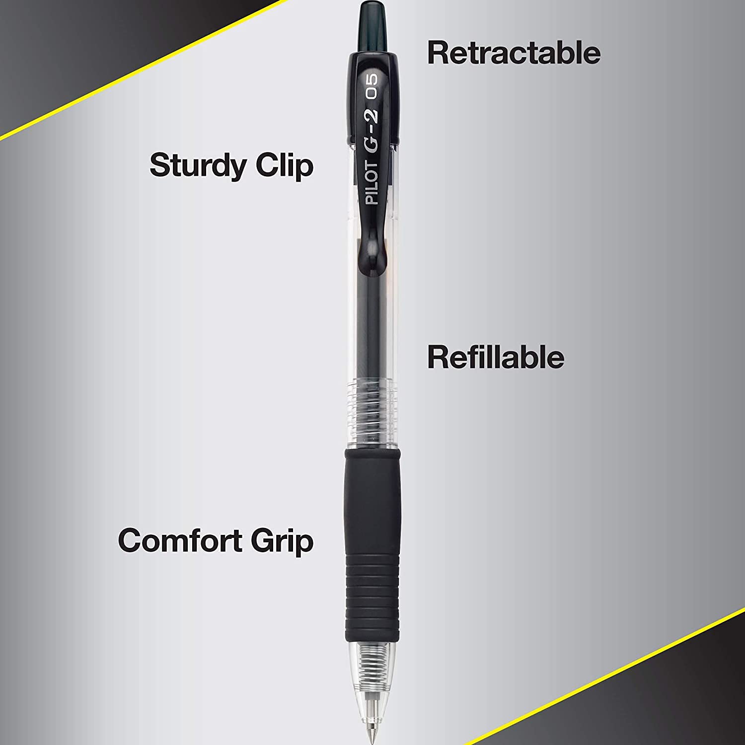 PILOT G2 Premium Gel Pens, 0.5mm Extra Fine Point, Pack of 10