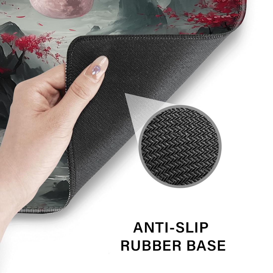 Desk Pad and Keyboard Wrist Rest,Janpense Large Mouse Pad + Keyboard Pad+Mouse Wrist Support