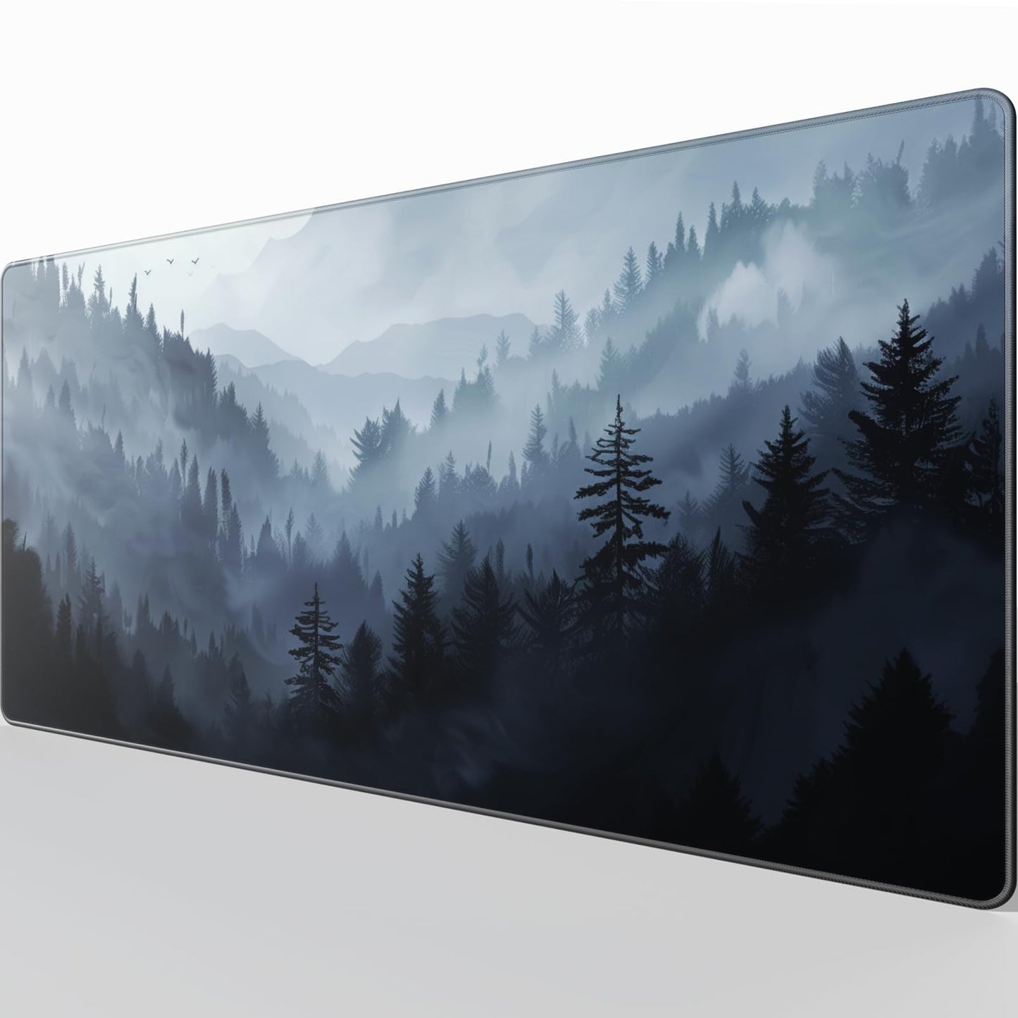 KTRIO Large Gaming Mouse Pad, Desk Mat, 31.5 x 15.7 in, Cloud Forest, XXL
