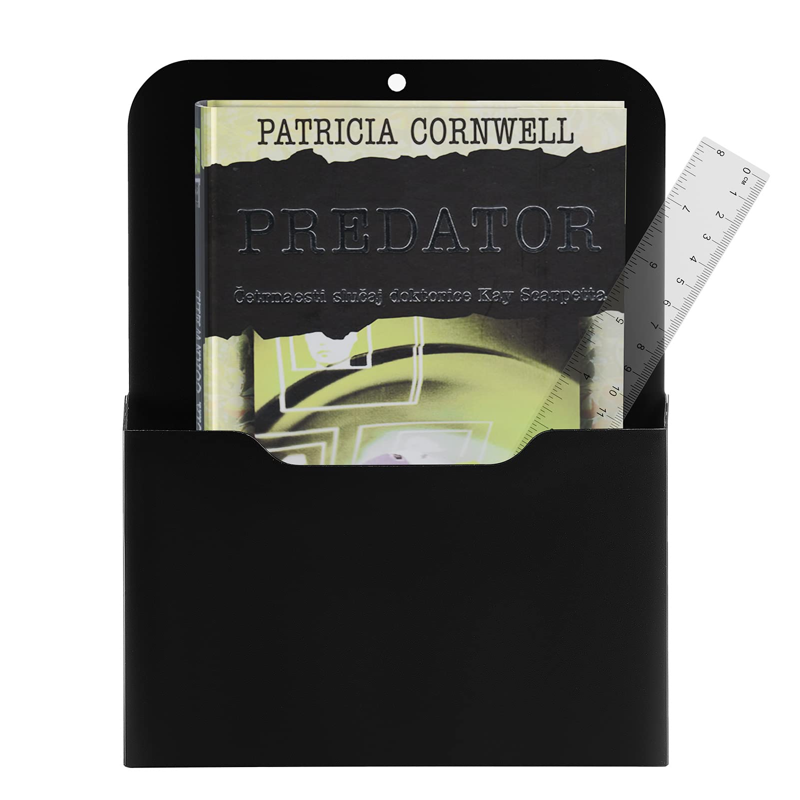 Marbrasse 2 Pack Magnetic File Holder - Paper Holder, Pocket Organizer,Hanging Wall File Organizer