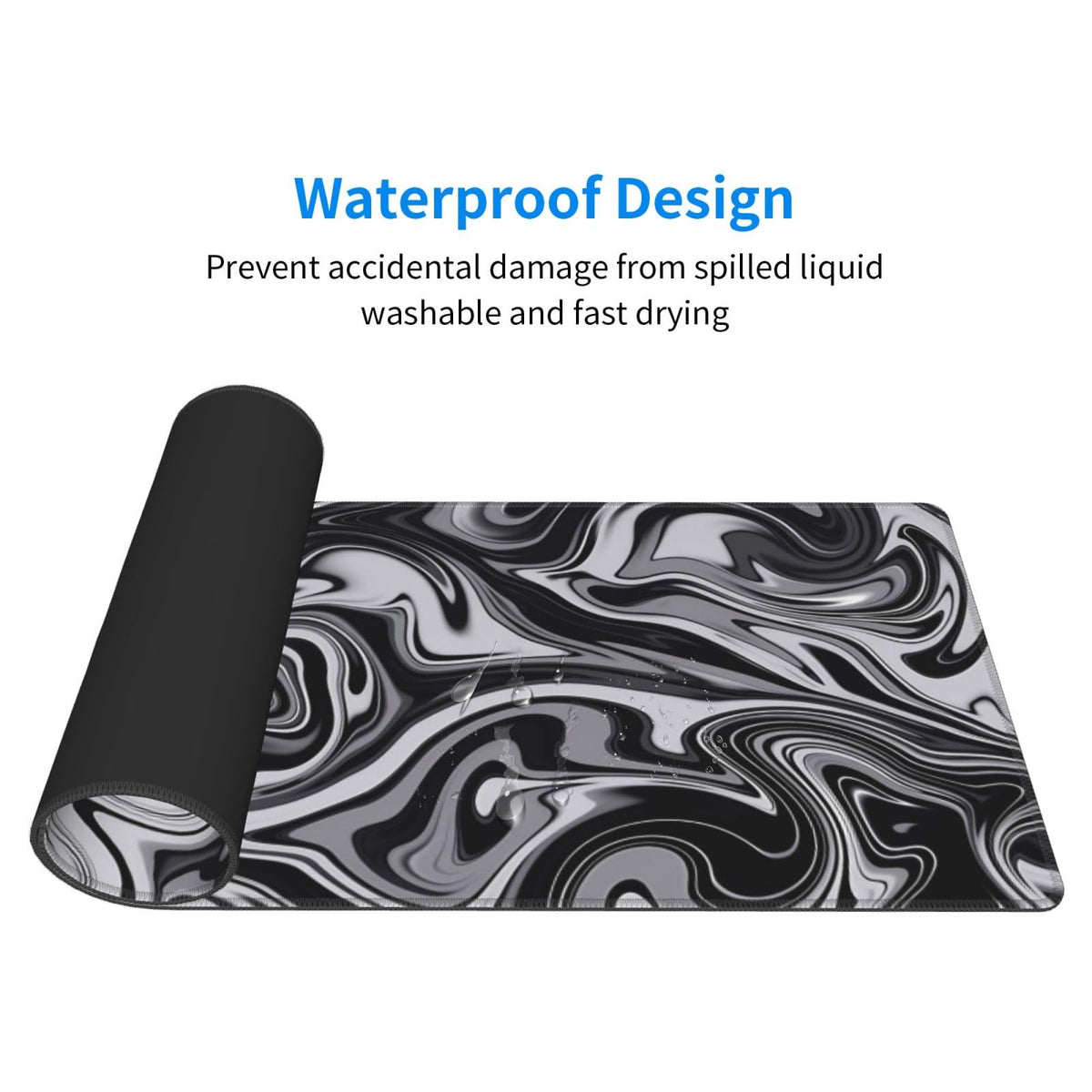 Sigouyinei Extra Large Desk Pad 31.5x12in Office Gaming Non-Slip Mouse Pad