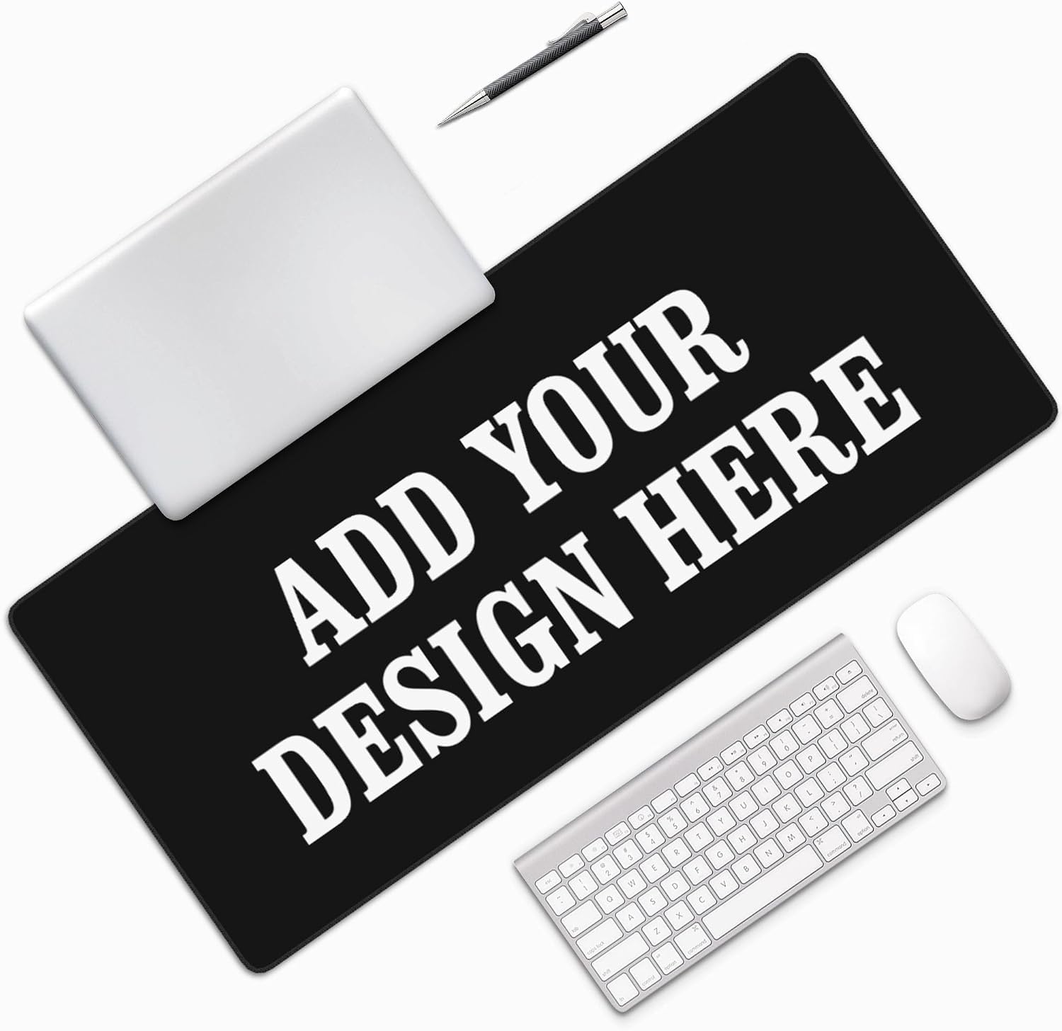 OHORTEB Custom Desk Mat, Personalized Mouse Pad with Photo, 16x35.5 inch