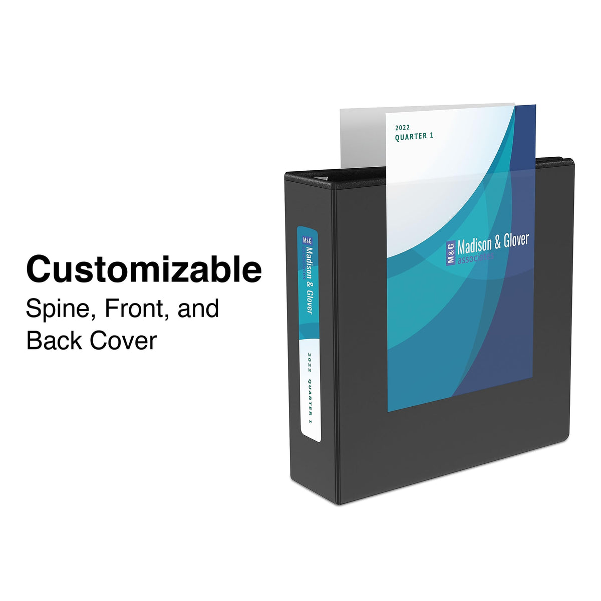 Staples Heavy Duty 1 1/2" 3-Ring View Binder, D-Ring, Black, 4/Pack