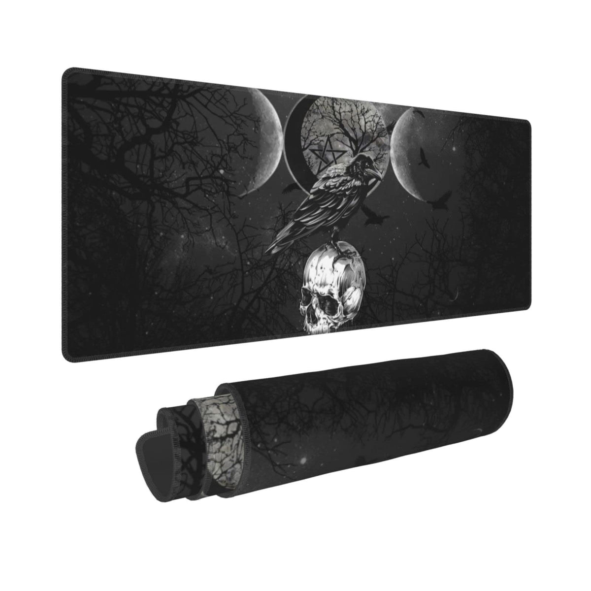 Triple Moon Mouse Pad XL Extended Desk Mat, Computer Mousepad
