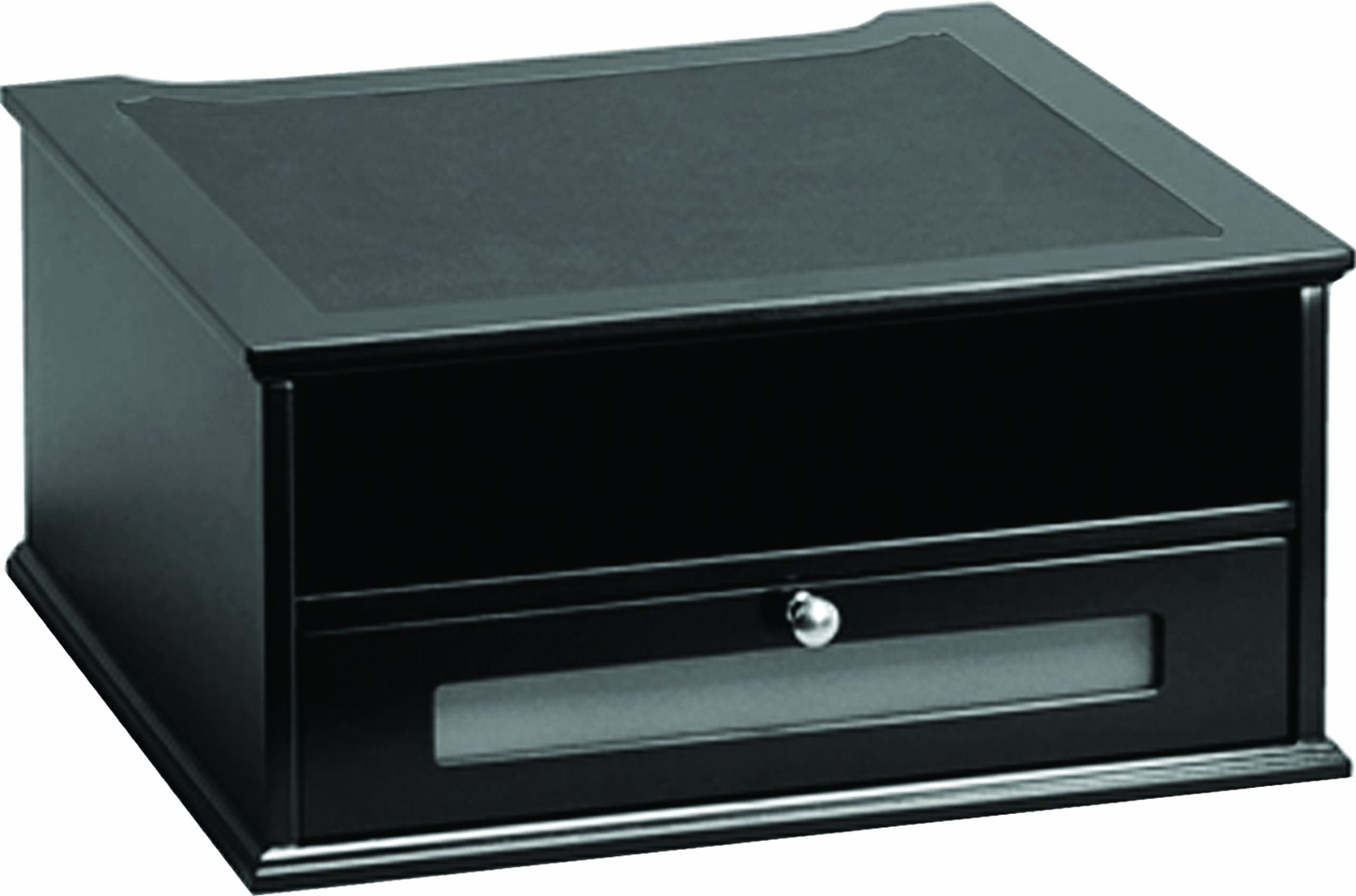 Victor Monitor Riser with Drawer and Storage Shelf - Wood Monitor Stand for Desk, Desk Organizer