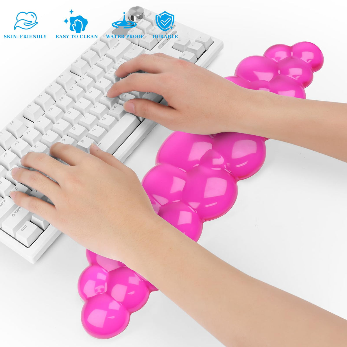 Gel Cloud Keyboard Wrist Rest, Cute Wrist Support and Arm Support Keyboard Rest for Keyboard Typing