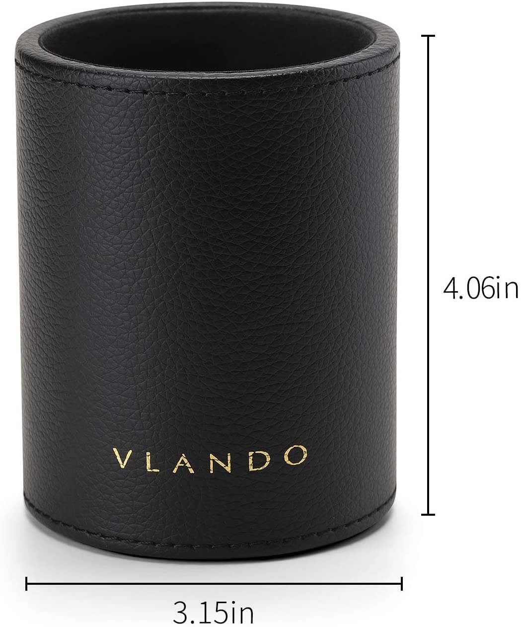 VLANDO Office Desk Organizer Leather Desktop Organizer Caddy with Drawer for Storing Desktop