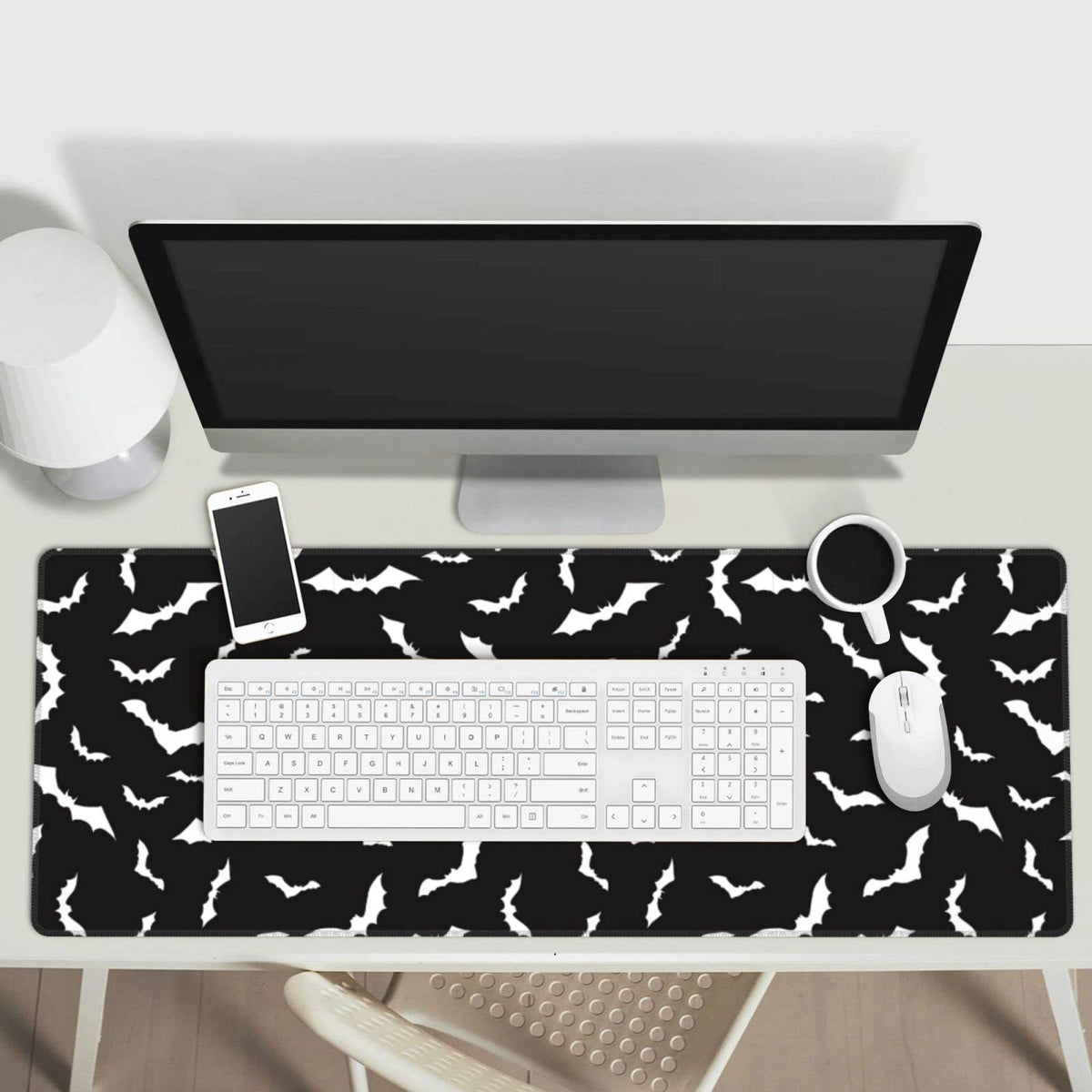 Sigouyinei Extra Large Desk Pad 31.5x12in Office Gaming Non-Slip Mouse Pad